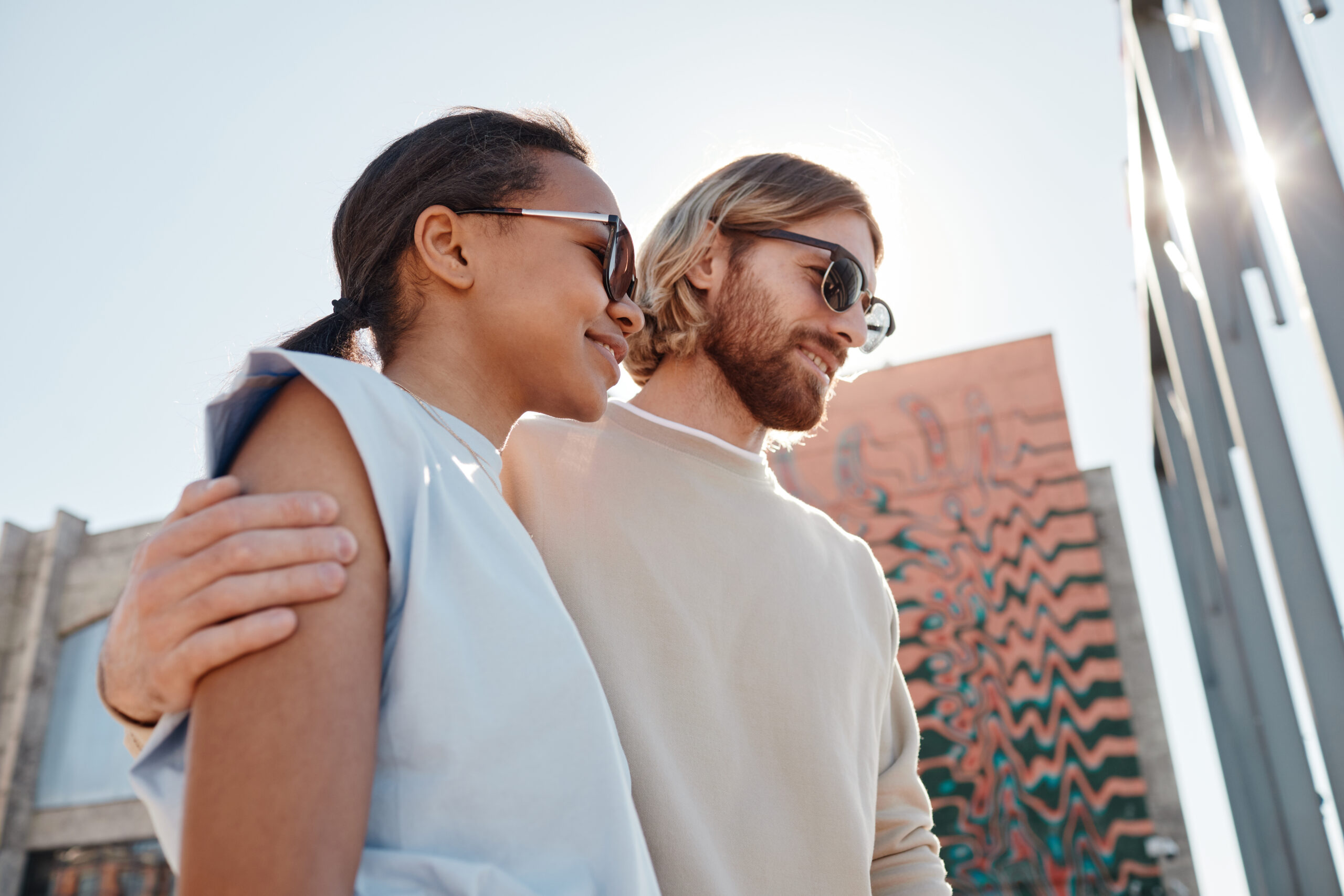 Boost Self-Confidence Through Dating - couple walking down a street