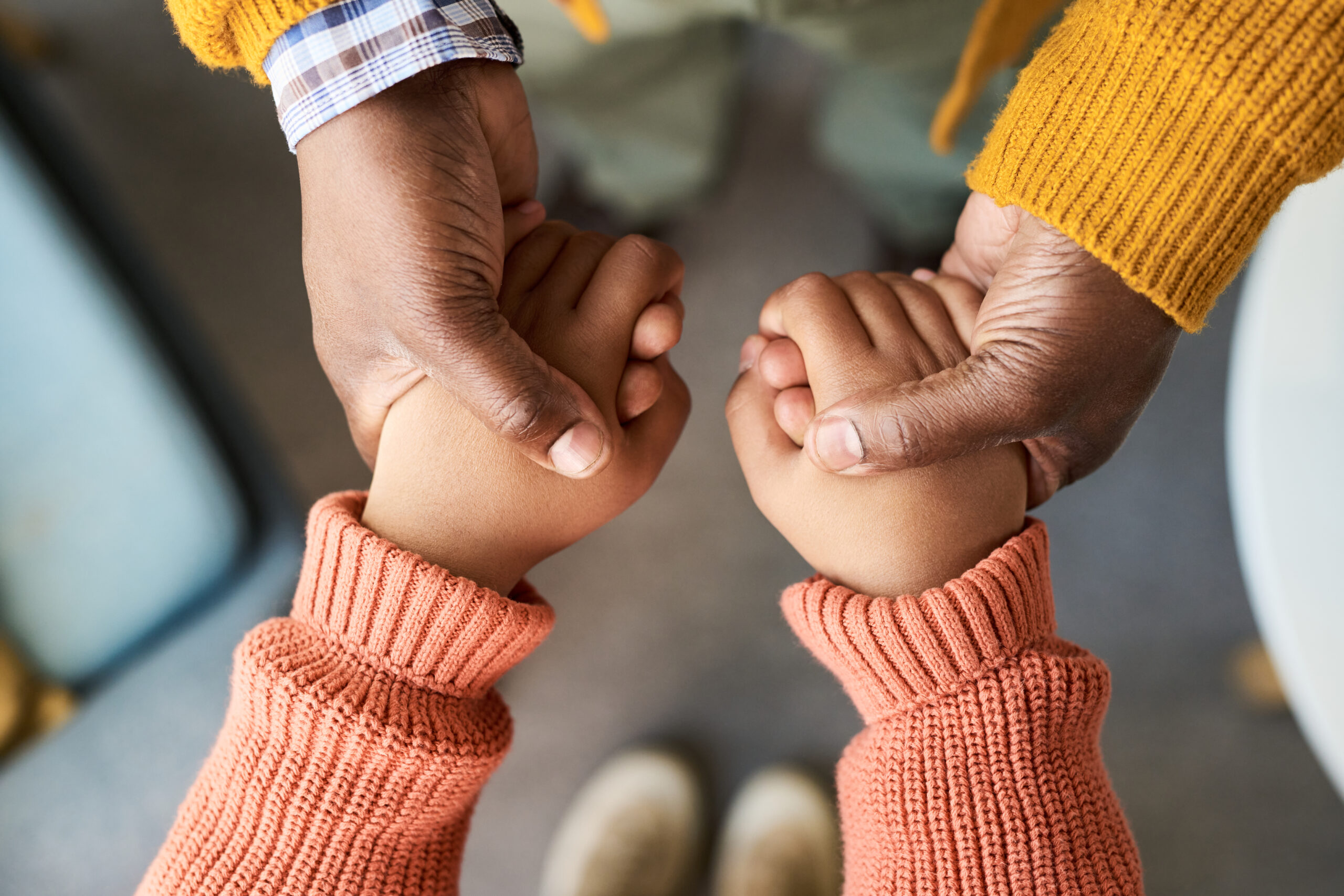 Co-Parenting and New Relationships - adult and child holding hands
