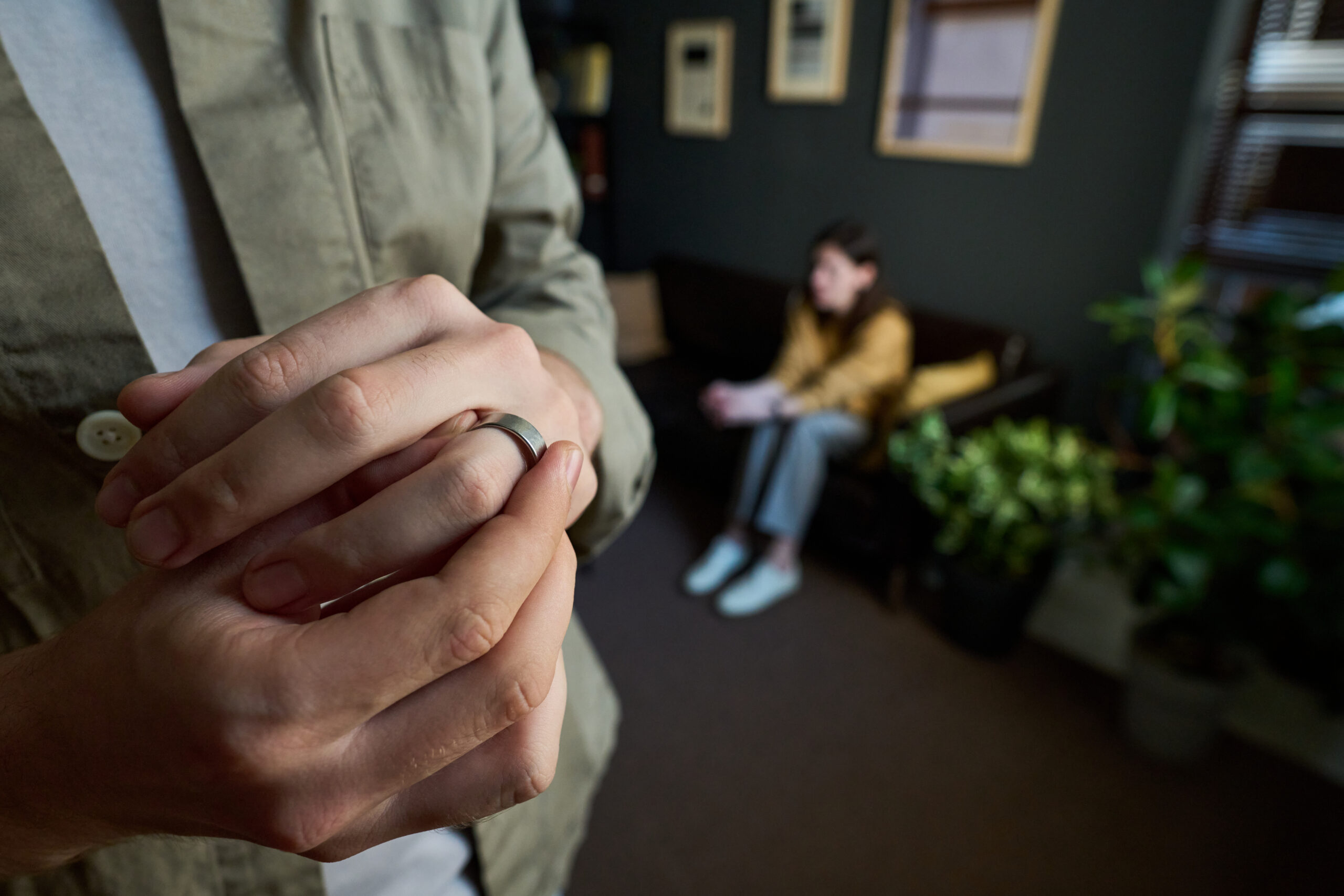 Finding Love After Divorce - Man removing Ring